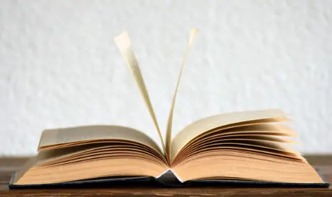 Pages of an opened book